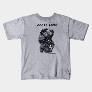 Doodle Dog Love Kids T-Shirt